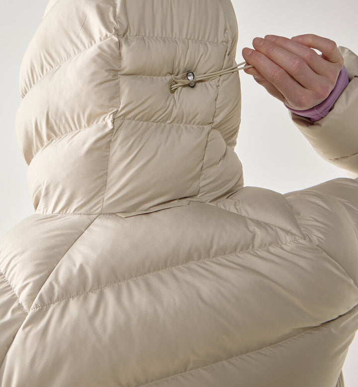 Haglöfs Rosson Down Hood Women Chalk Beige