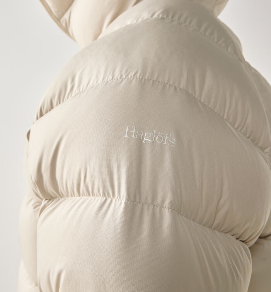 Haglöfs Rosson Down Hood Women Chalk Beige