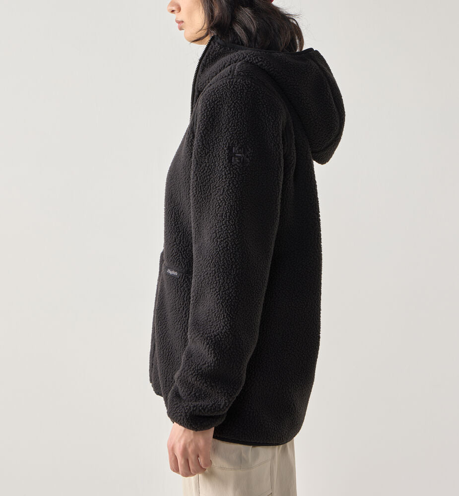 Haglöfs Funäs Pile Hood Women True Black