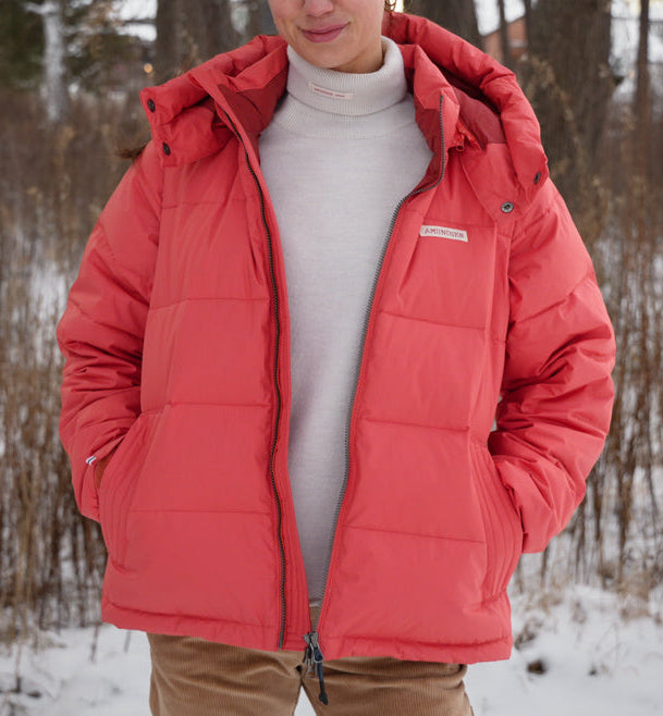 Amundsen Sports Winter Down Jacket Womens Weathered Red