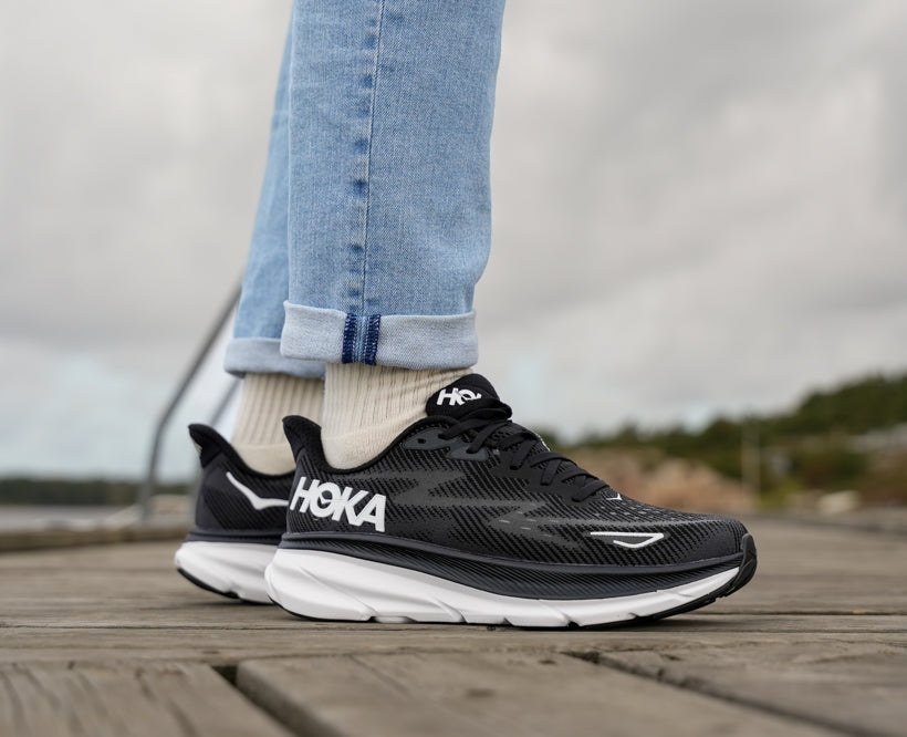 Hoka M CLIFTON 9 Black White