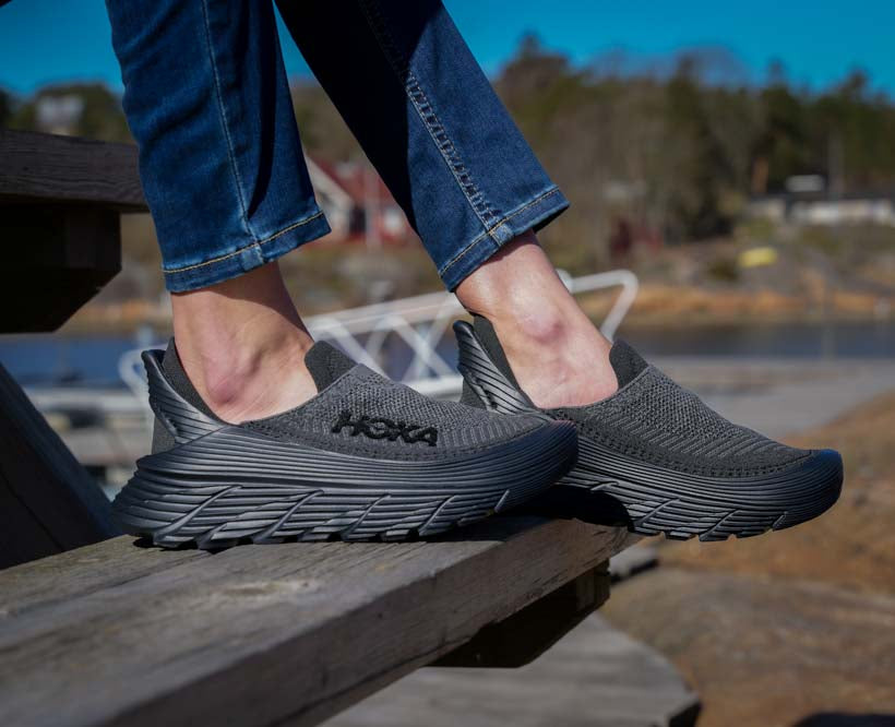 HOKA ONE ONE U RESTORE TC Hoka U RESTORE TC Black / Black HOKA ONE ONE U RESTORE TC Hoka U RESTORE TC Black / Black