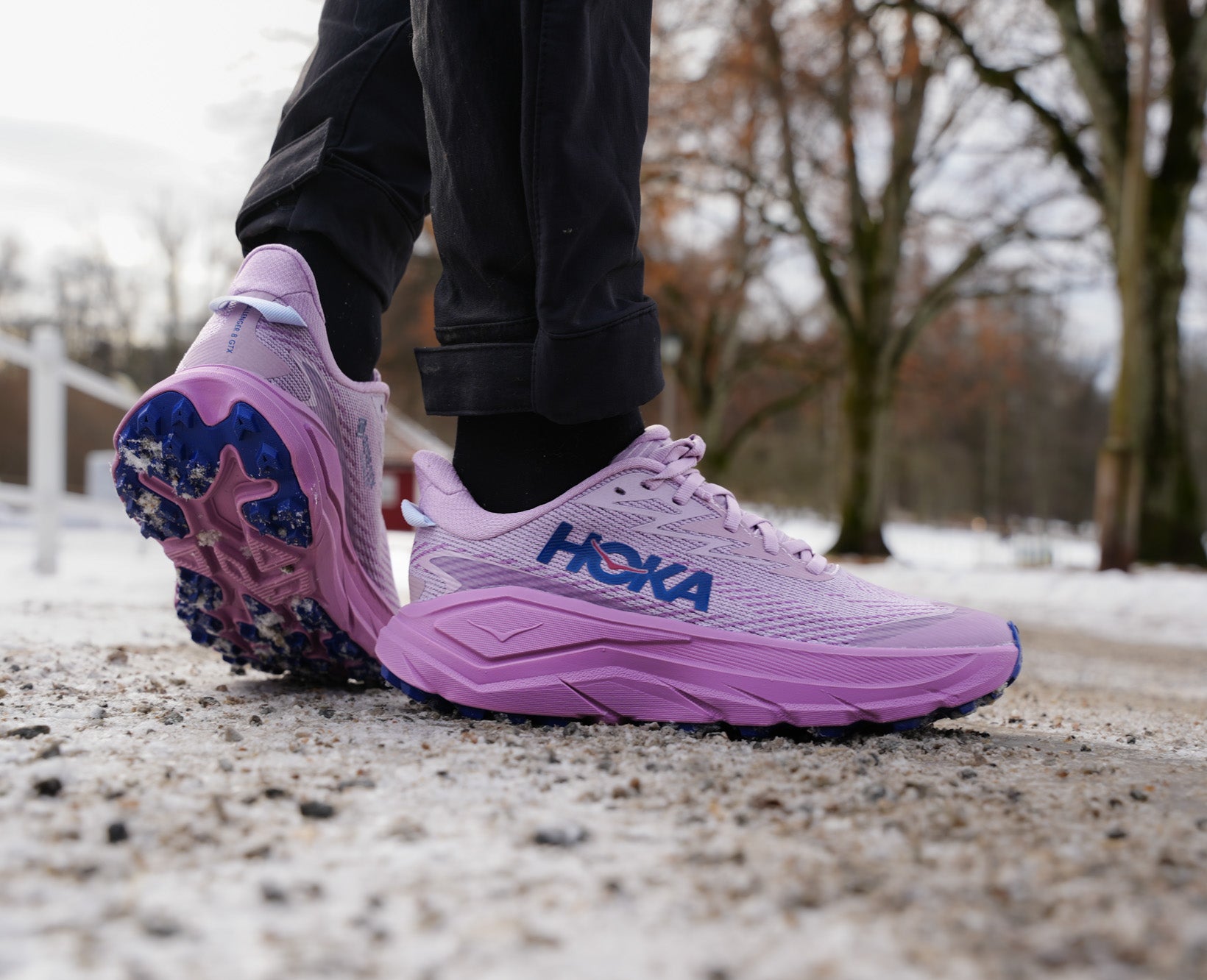まちゅ Hoka W CHALLENGER 8 GTX Fragrant Lilac / Berry Mauve – Framsport