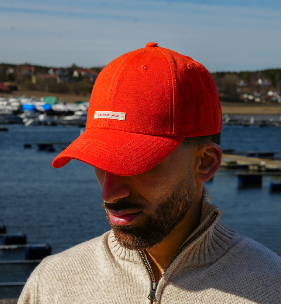 Amundsen Sports Waxed Cotton Cap Red Clay