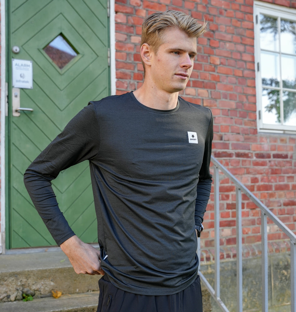 Saysky Reflective Logo Pace Long Sleeve Black