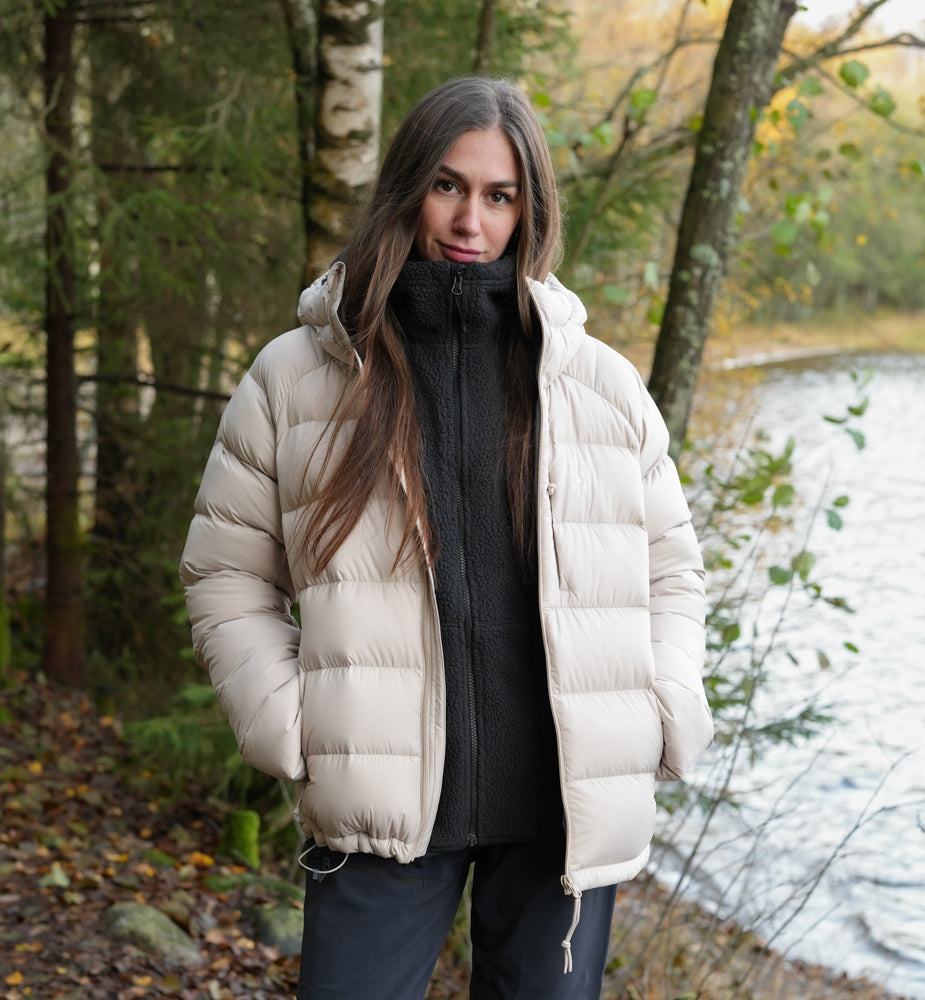 Haglöfs Rosson Down Hood Women Chalk Beige