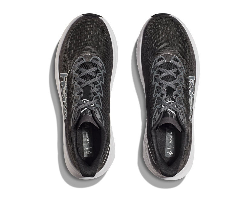 Hoka W MACH 6 WIDE Black / White