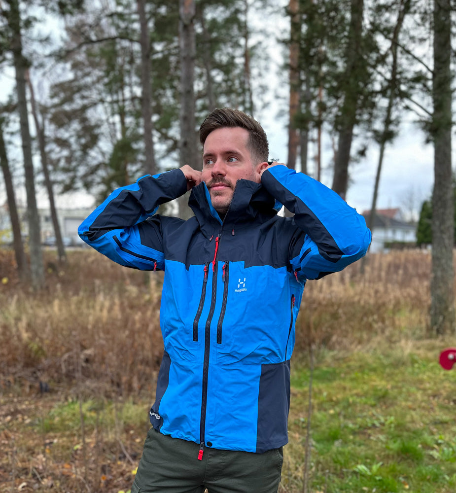 Haglöfs Spitz GTX PRO Jacket Men Nordic Blue / Tarn Blue – Framsport