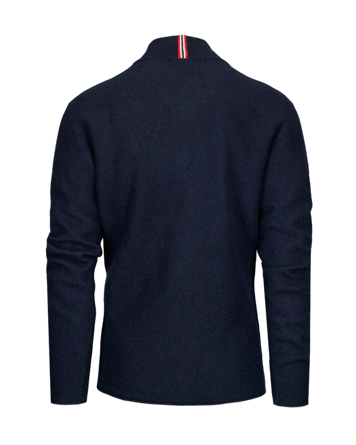 Amundsen Sports Boiled Half Zip Mens Faded Navy