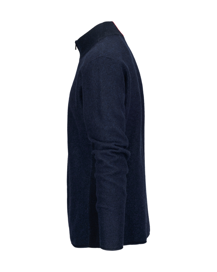 Amundsen Sports Boiled Half Zip Mens Faded Navy