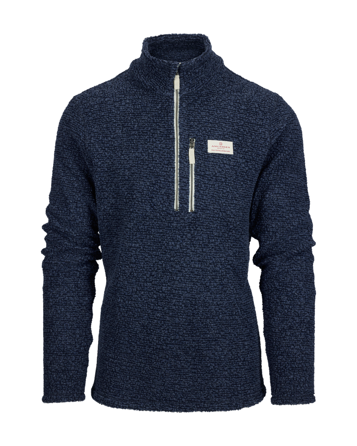 Amundsen Sports Hut Half Zip Mens Faded Navy