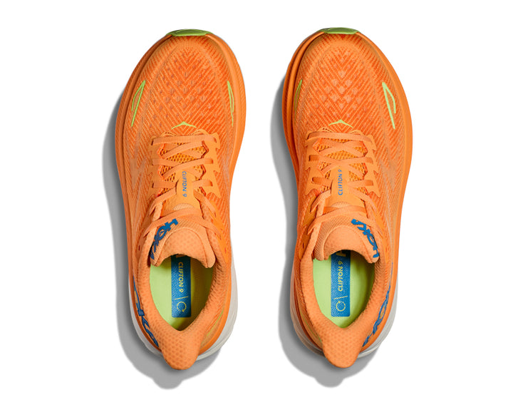 Hoka M CLIFTON 9 Solar Flare / Lettuce