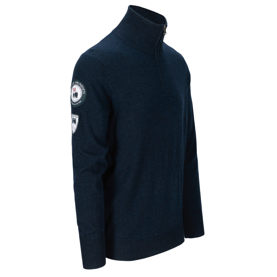 Amundsen Sports Peak Half Zip Mens Faded Navy