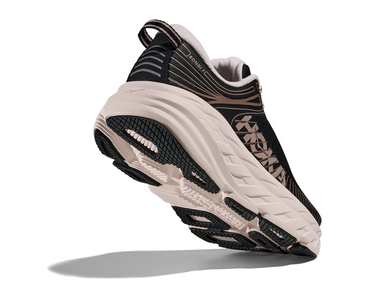 Hoka W BONDI 7 Black / Rose Cream