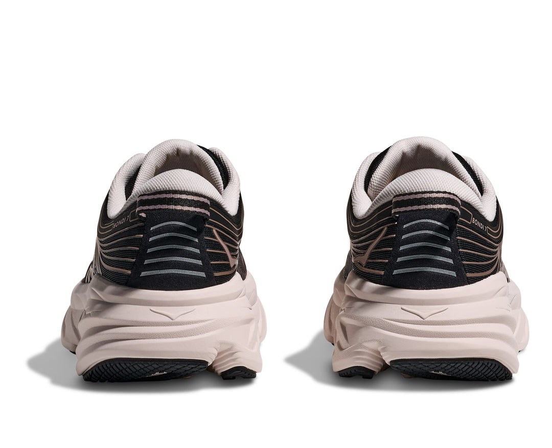 Hoka W BONDI 7 Black / Rose Cream