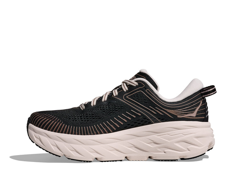 Hoka W BONDI 7 Black / Rose Cream