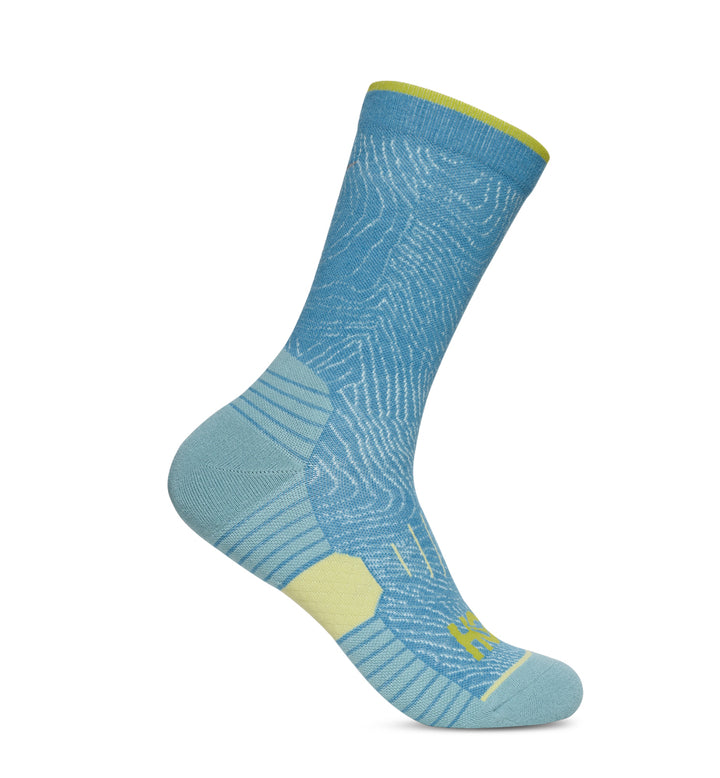 Hoka U CREW RUN SOCK 3-PACK Alpine Blue / Cardamon / Ultra