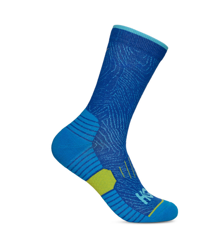 Hoka U CREW RUN SOCK 3-PACK Alpine Blue / Cardamon / Ultra