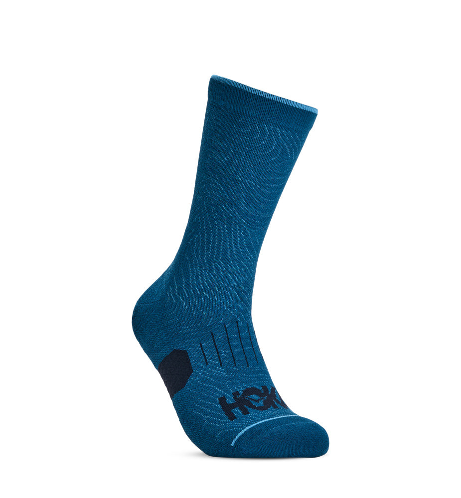 Hoka U CREW RUN SOCK 3-PACK Hazy Blue / Soft Cobalt / Nigh