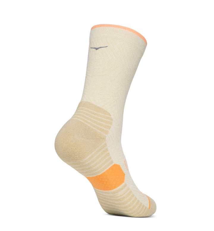 Hoka U CREW RUN SOCK 3-PACK Truffle Salt / Pumpkin / Blk C