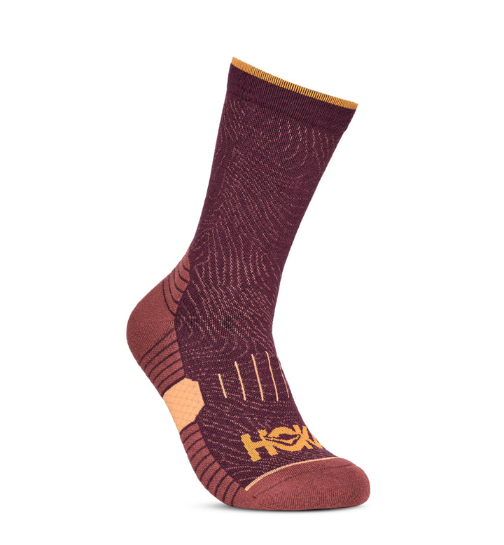 Hoka U CREW RUN SOCK 3-PACK Truffle Salt / Pumpkin / Blk C