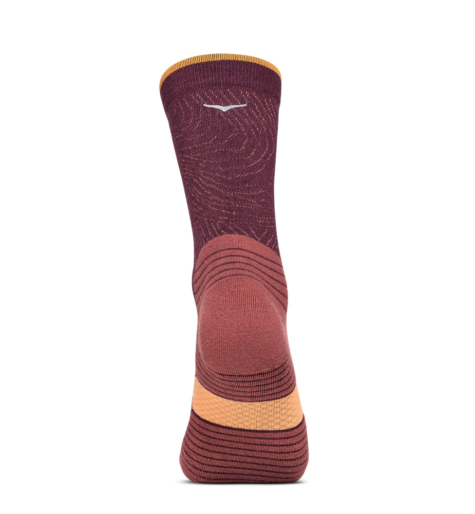 Hoka U CREW RUN SOCK 3-PACK Truffle Salt / Pumpkin / Blk C