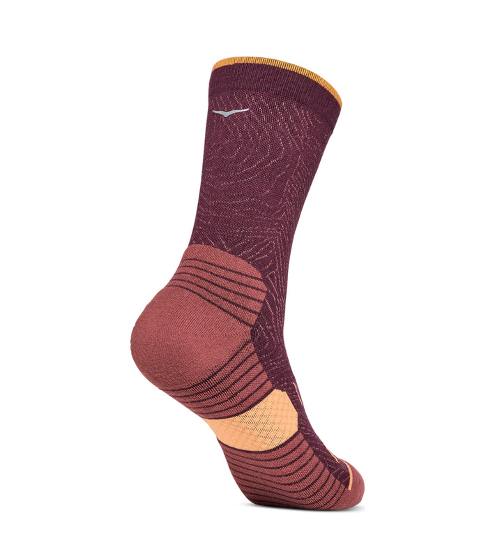 Hoka U CREW RUN SOCK 3-PACK Truffle Salt / Pumpkin / Blk C