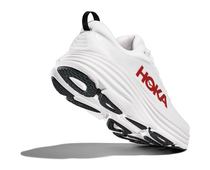 Hoka M BONDI 8 White / Vermillion