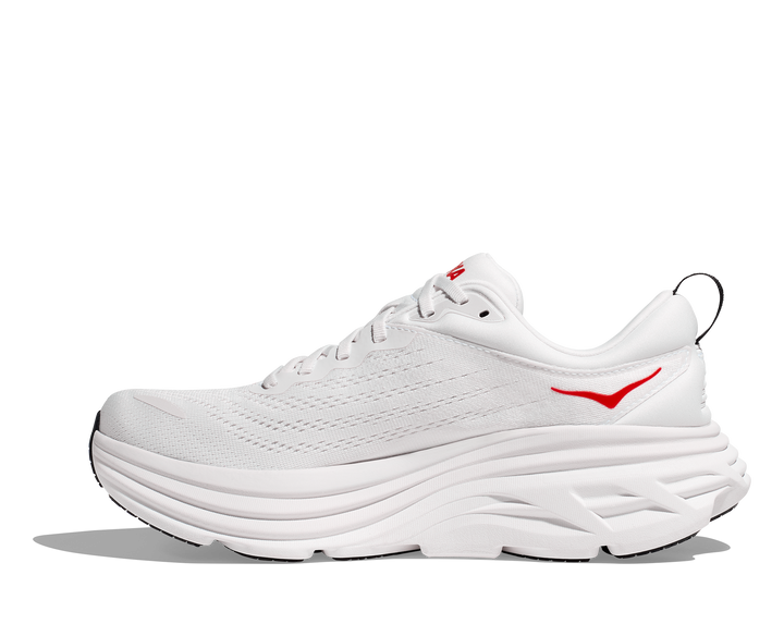 Hoka M BONDI 8 White / Vermillion