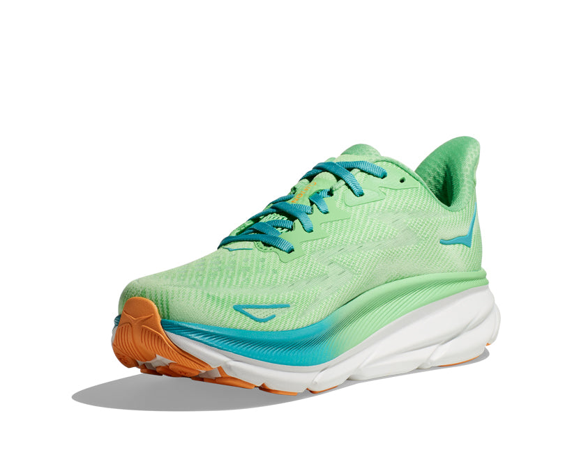 Hoka M CLIFTON 9 WIDE Zest / Lime Glow