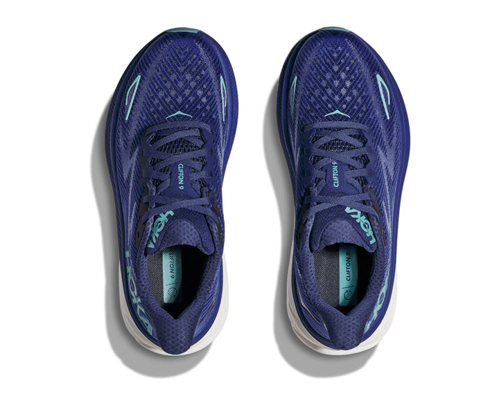 Hoka W CLIFTON 9 Bellwether Blue / Evening Sky
