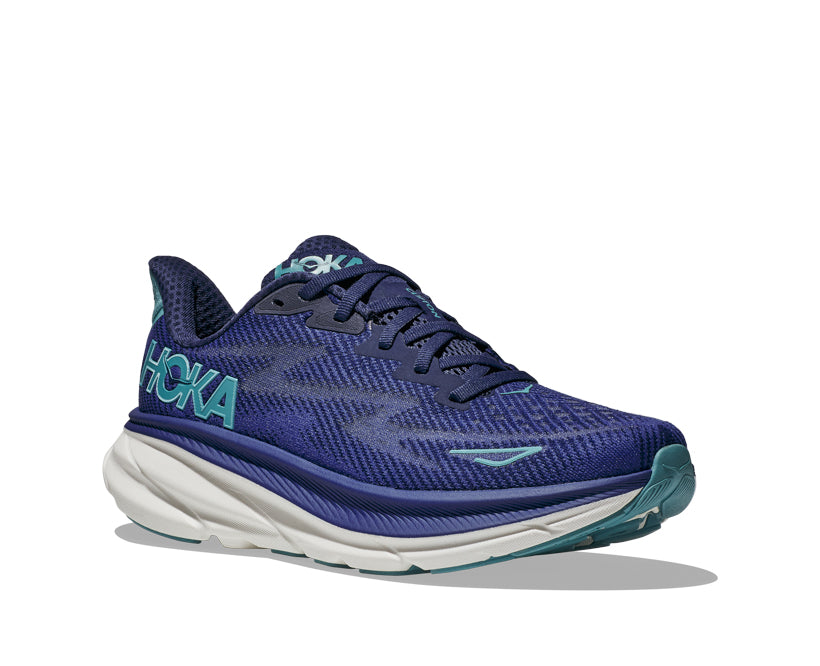 Hoka W CLIFTON 9 Bellwether Blue / Evening Sky