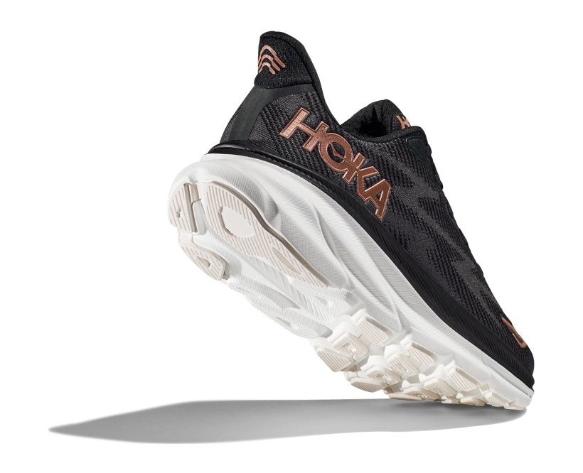 Hoka W CLIFTON 9 WIDE Black / Rose Gold