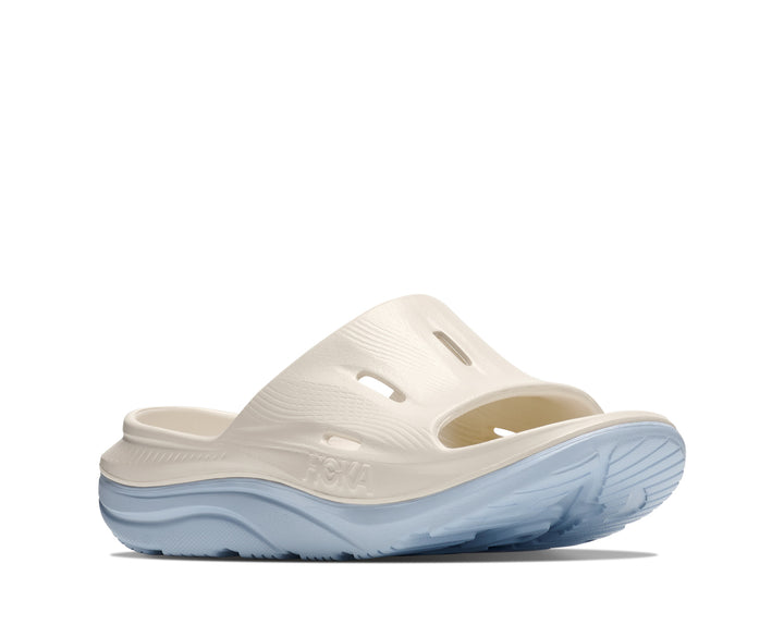 Hoka U ORA RECOVERY SLIDE 3 Alabaster / Ambient Blue