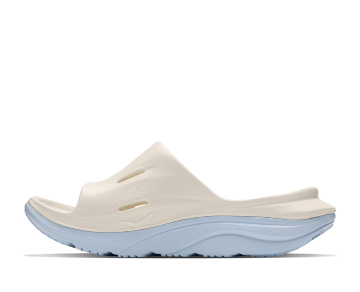 Hoka U ORA RECOVERY SLIDE 3 Alabaster / Ambient Blue