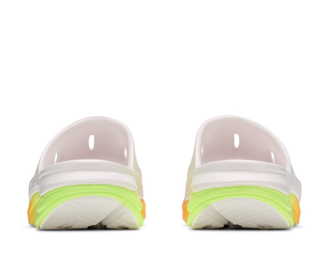 Hoka U ORA RECOVERY SLIDE 3 White / Neon Yuzu