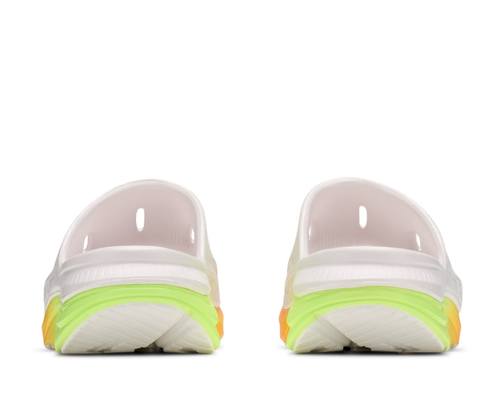Hoka U ORA RECOVERY SLIDE 3 White / Neon Yuzu