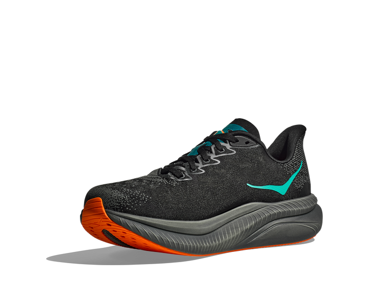 Hoka M MACH 6 Black / Electric Tangerine