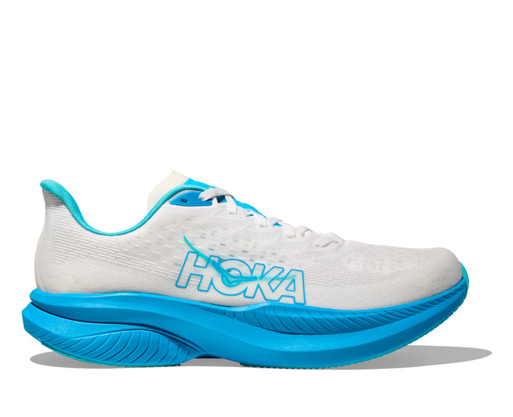 Hoka M MACH 6 White / Skyward Blue