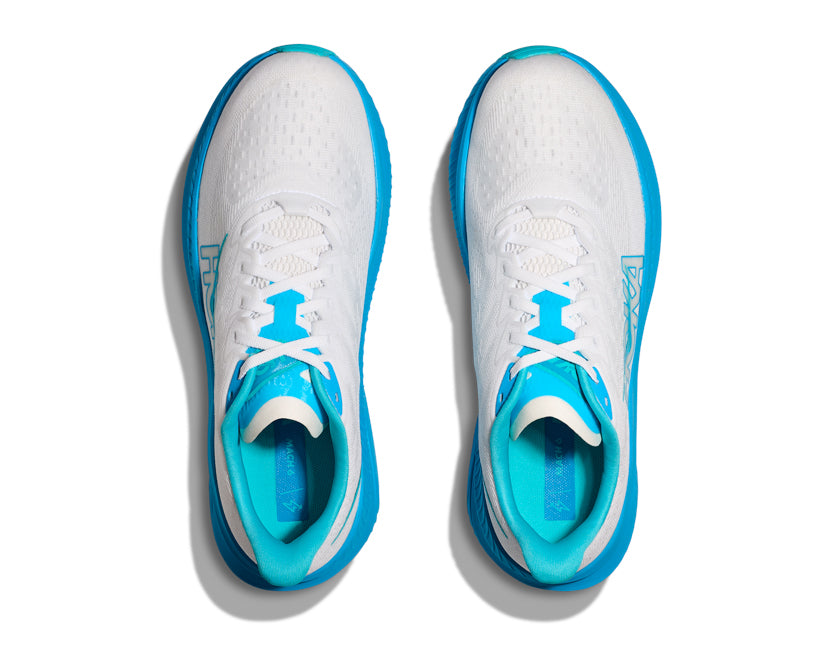 Hoka M MACH 6 White / Skyward Blue