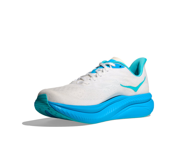 Hoka M MACH 6 White / Skyward Blue