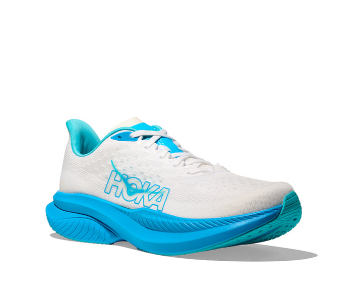 Hoka M MACH 6 White / Skyward Blue