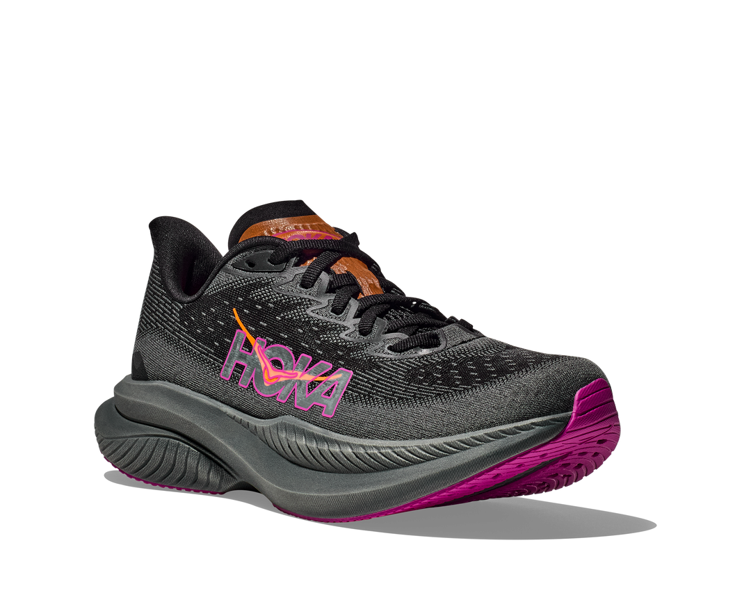 Hoka W MACH 6 Black / Fuchsia