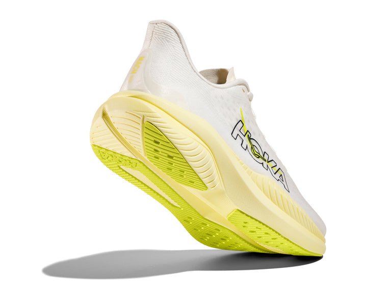 Hoka W MACH 6 White / Neon Hoka Citrus