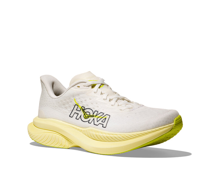 Hoka W MACH 6 White / Neon Hoka Citrus