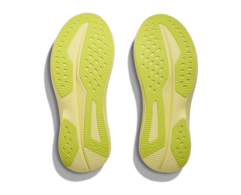 Hoka W MACH 6 White / Neon Hoka Citrus