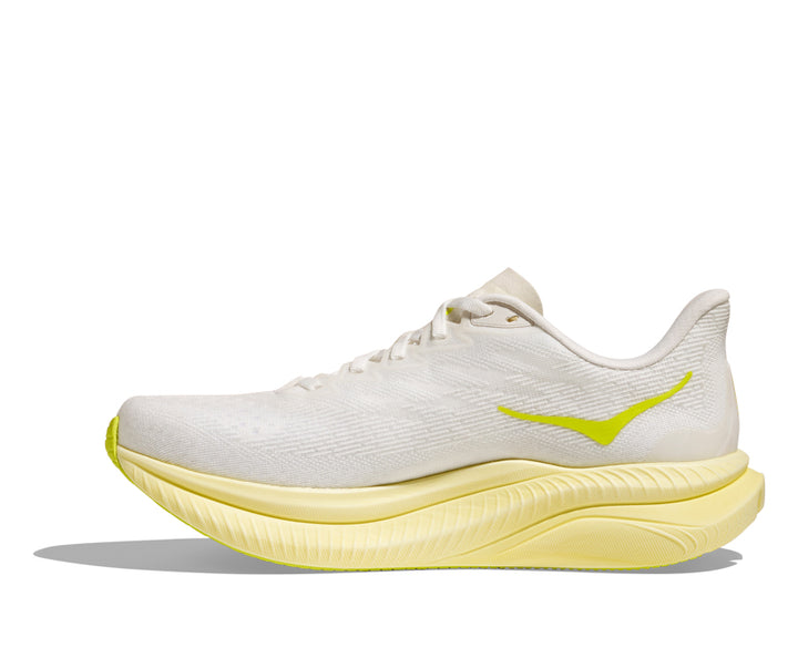 Hoka W MACH 6 White / Neon Hoka Citrus
