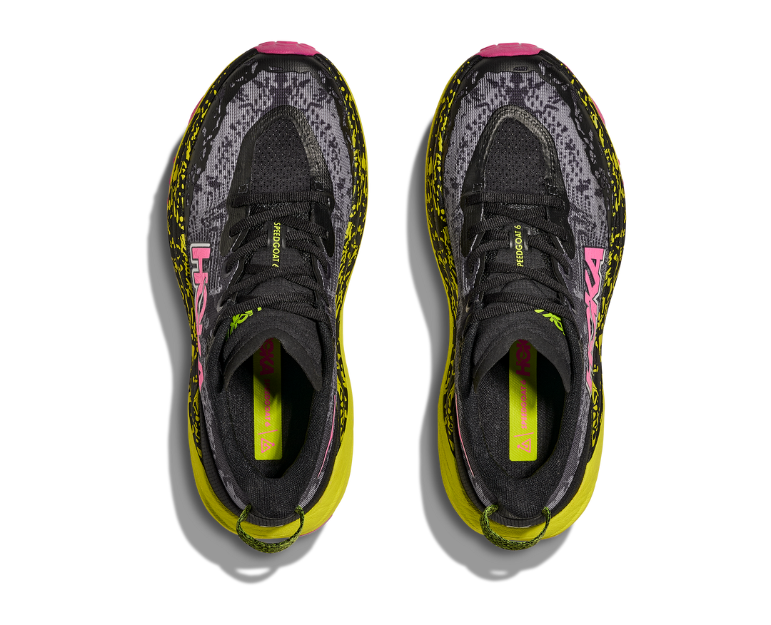 Hoka W SPEEDGOAT 6 Black / Neon Hoka Citrus