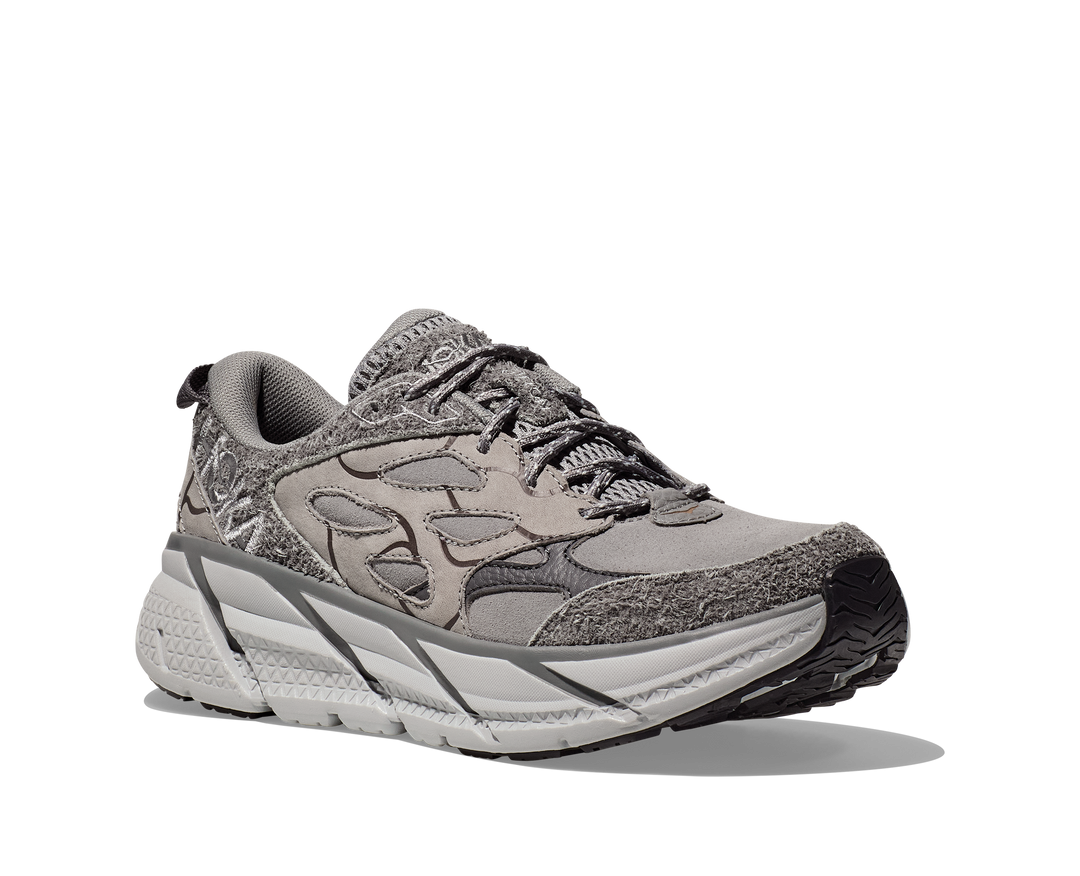 Hoka U CLIFTON L SUEDE TP Galactic Grey / Satellite Grey