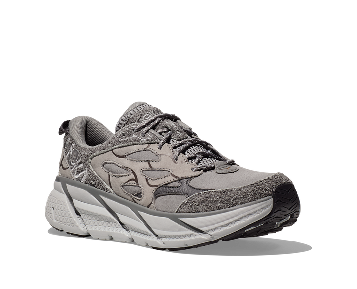 Hoka U CLIFTON L SUEDE TP Galactic Grey / Satellite Grey